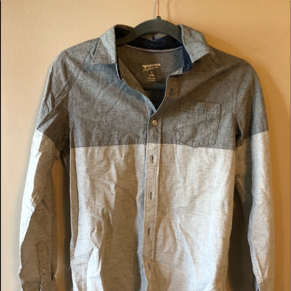 Button down boys shirt practically brand new!